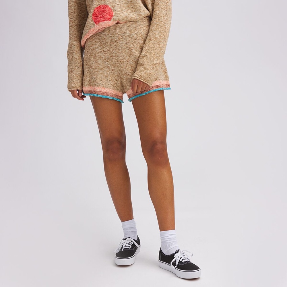 Basin and Range Intarsia Sweater Short XS